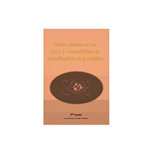 CSEC - Chimie 3ème année - SB - UAA1 - Constitution et classification de la matière