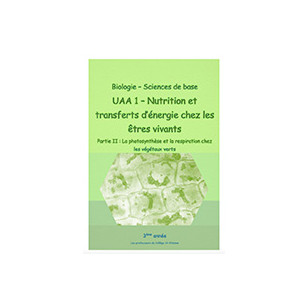 CSEC - Biologie 3ème année - SB - UAA1 - Nutrition et transferts d'énergie chez les être vivants - Partie 2