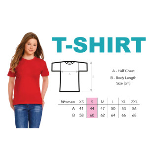 T-Shirt modèle femme S avec logo de l'école - CSEC